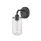 Z-Lite Delaney 1 Light Wall Sconce, Matte Black & Clear 471-1S-MB - alternate 4